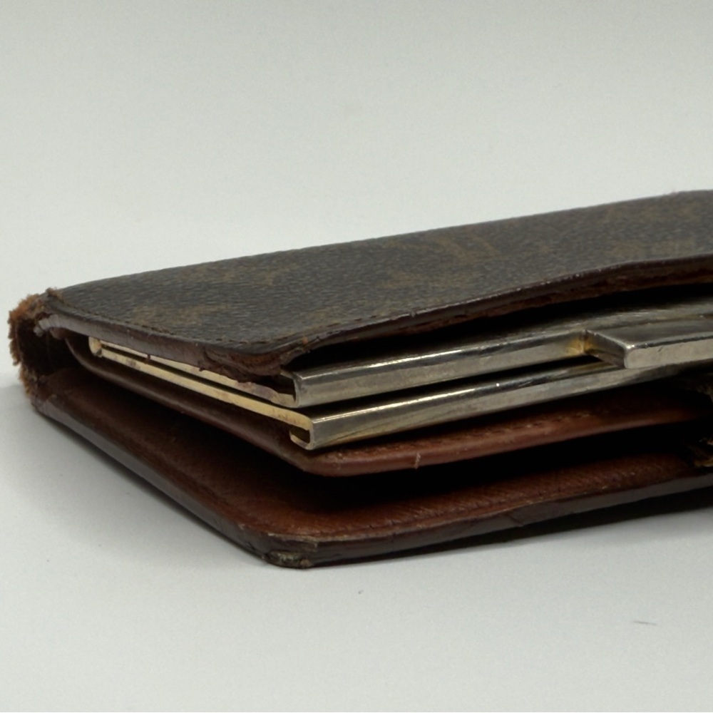 Louis Vuitton Brown Monogram French Purse Wallet Silver | Women’s | Used | - Picture 8 of 16